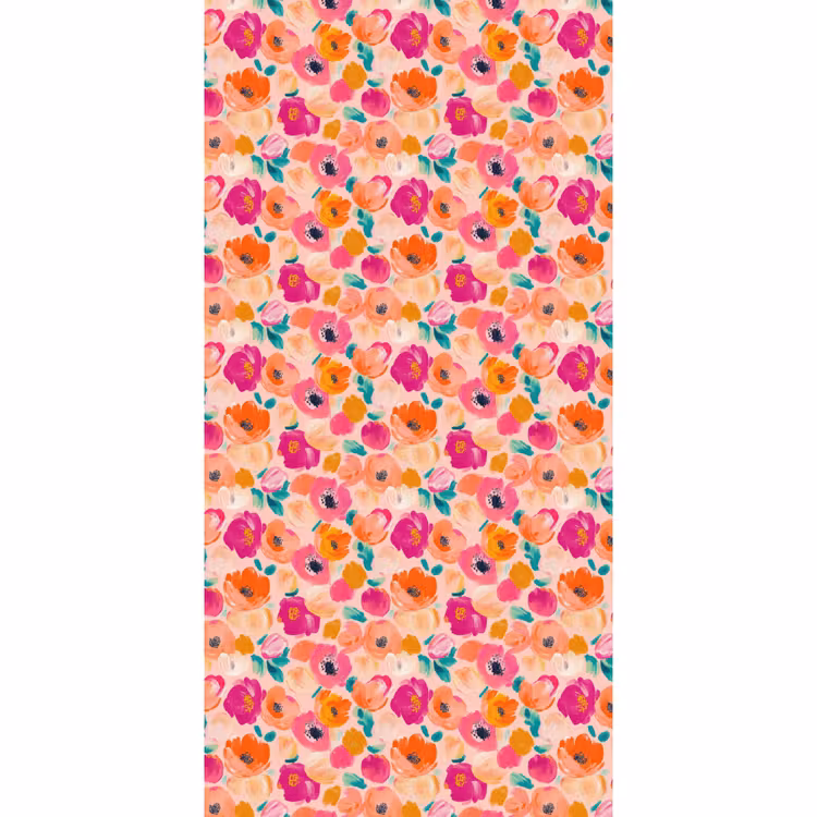 Bloesems - Vrolijk - Kleurrijk Behang Vlies klein 1076 -3d_website