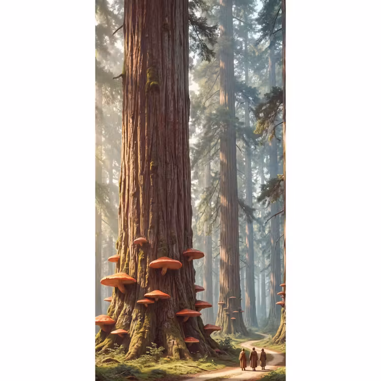 Behang - Bos - Bomen - Natuur - Bos - Bomen - Natuur Behang Vlies klein