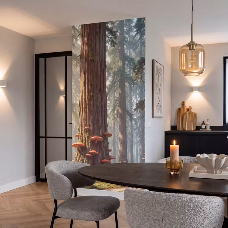 Behang - Bos - Bomen - Natuur - Bos - Bomen - Natuur Behang Vlies klein