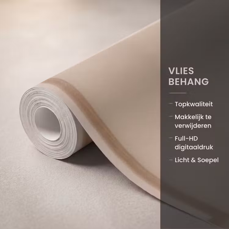 Champagne - Bed - Bubbels Behang Vlies klein -USP_closeupNL