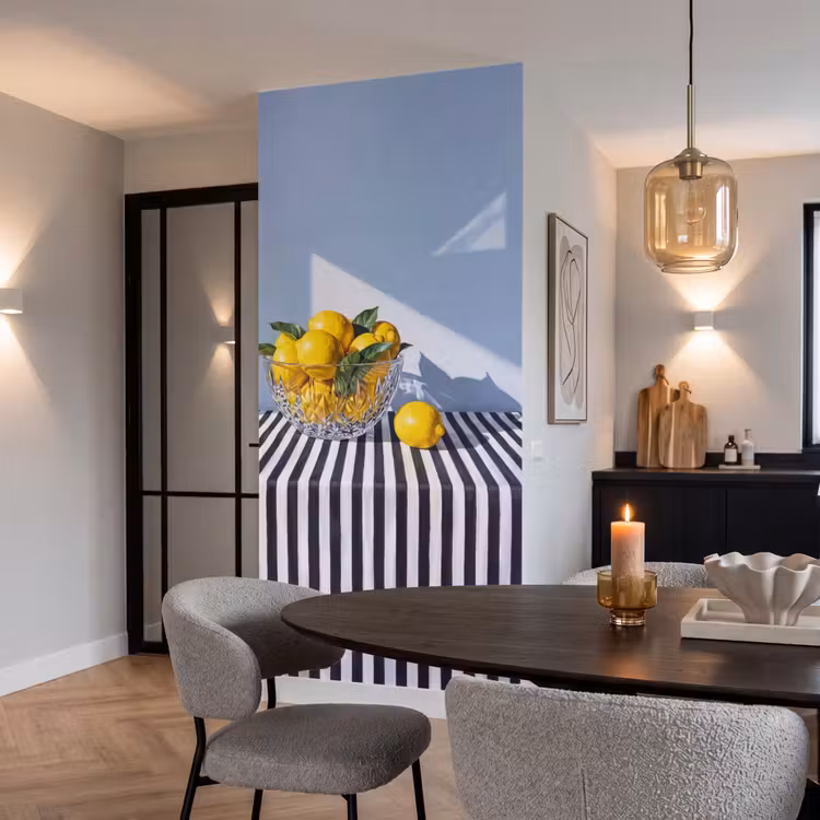 Behang - Citroenen - Fruit - Geel - Citroenen - Fruit - Geel Behang Vlies klein