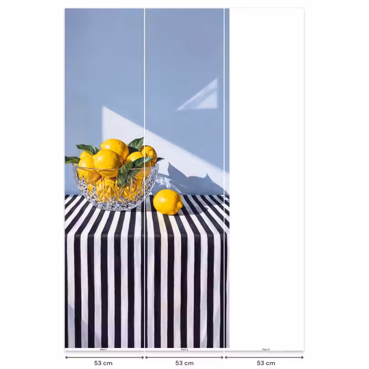 Behang - Citroenen - Fruit - Geel - Citroenen - Fruit - Geel Behang Vlies klein