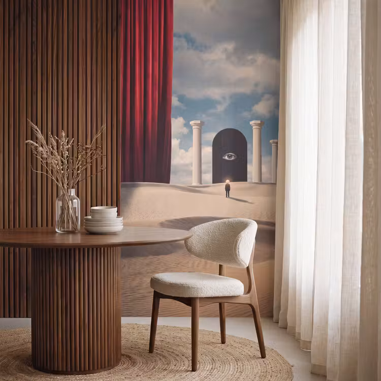Behang - Droom - Woestijn - Oog - Droom - Woestijn - Oog Behang Vlies klein