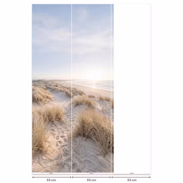 Duinen - Strand - Beige Behang Vlies klein -USP_banen