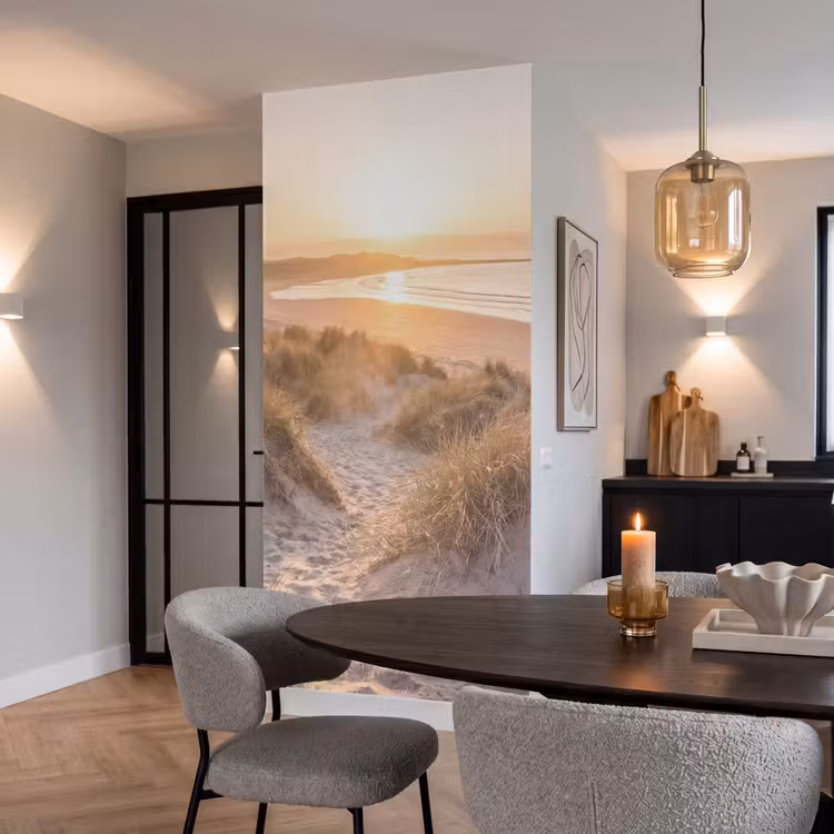 Duinen - Strand - Zee Behang Vlies klein -sfeer3
