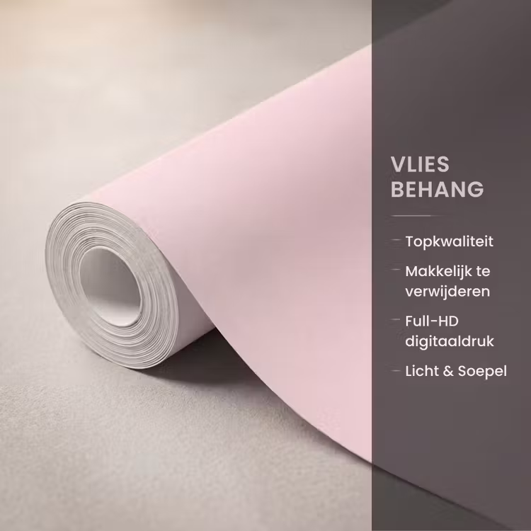 Eieren - Bloem - Roze Behang Vlies klein -USP_closeupNL
