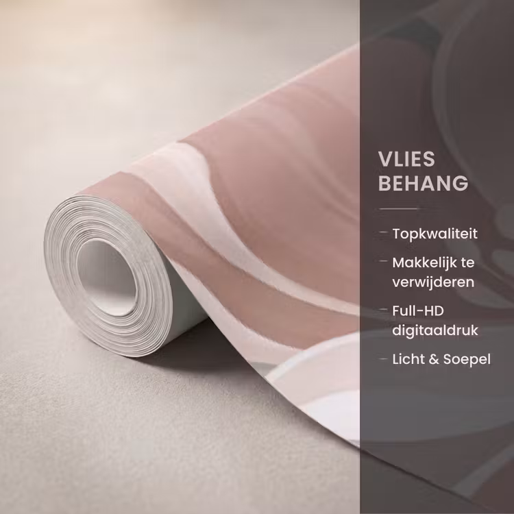 Elegant - Romantiek - Roze Behang Vlies klein -USP_closeupNL