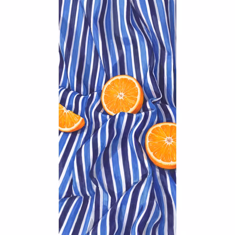 Behang - Eten - Fruit - Oranje - Eten - Fruit - Oranje Behang Vlies klein