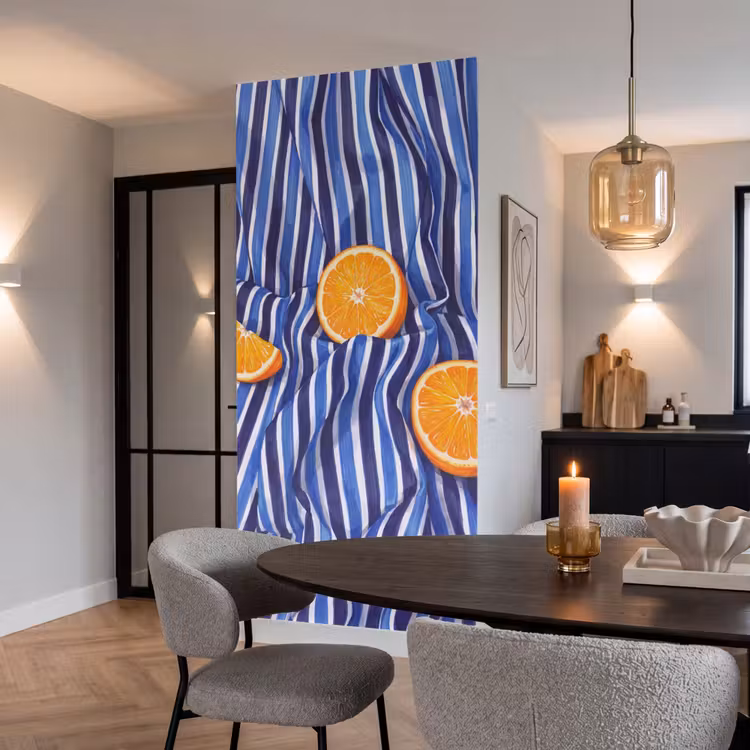 Behang - Eten - Fruit - Oranje - Eten - Fruit - Oranje Behang Vlies klein