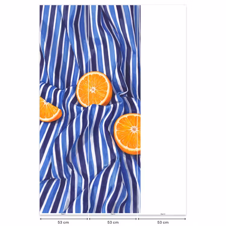 Behang - Eten - Fruit - Oranje - Eten - Fruit - Oranje Behang Vlies klein
