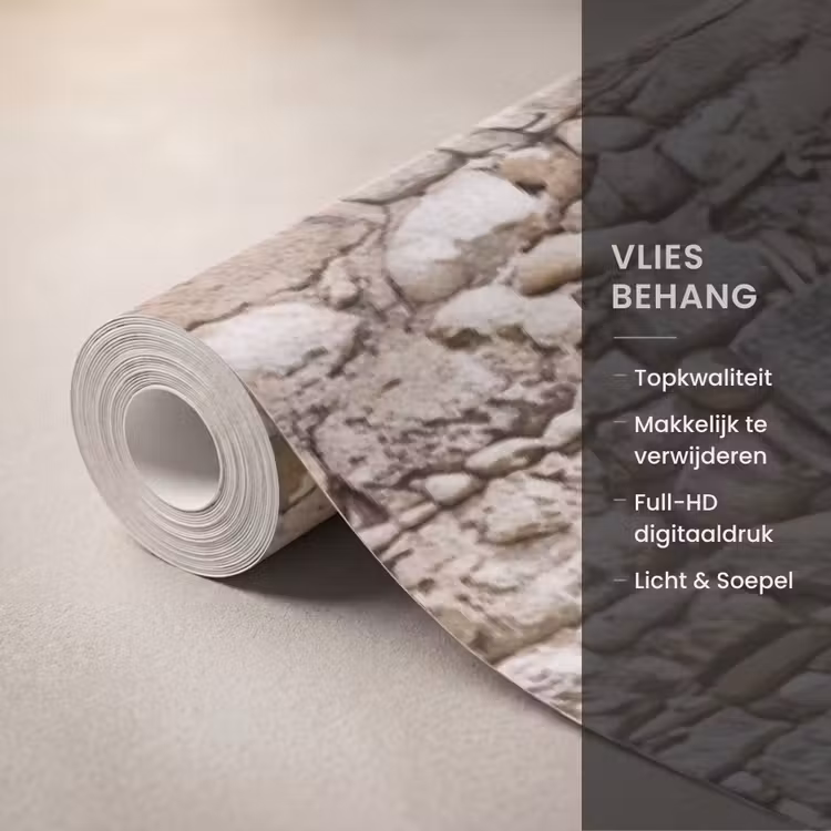 Behang - Eten - Markt - Vers - Eten - Markt - Vers Behang Vlies klein