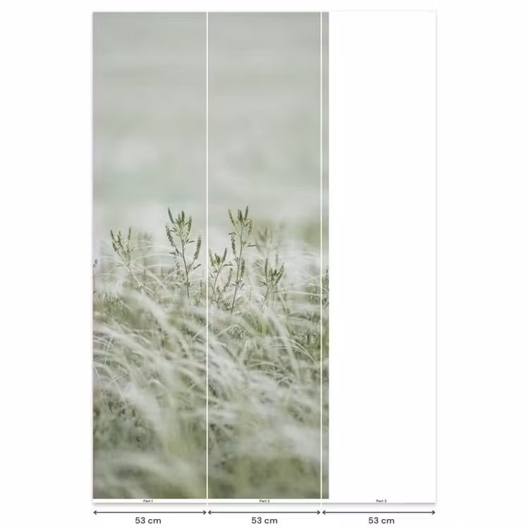 Grassen - Minimalistisch - Groen Behang Vlies klein -USP_banen