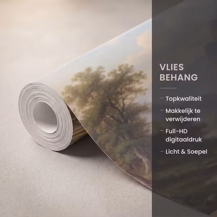 Hert - Bos - Natuur - Klassiek - Dieren Behang Vlies klein -USP_closeupNL