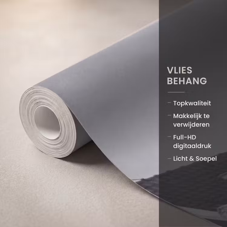 Huis - Gracht - Amsterdam - Architectuur - Zwart-wit Behang Vlies klein -USP_closeupNL