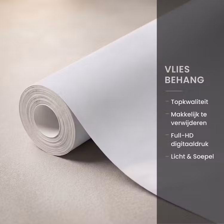 Illustratie - Landschap - Wit Behang Vlies klein -USP_closeupNL