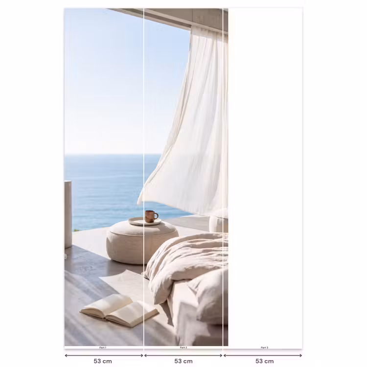 Interieur - Zeezicht - Modern - Rust - Beige Behang Vlies klein -USP_banen