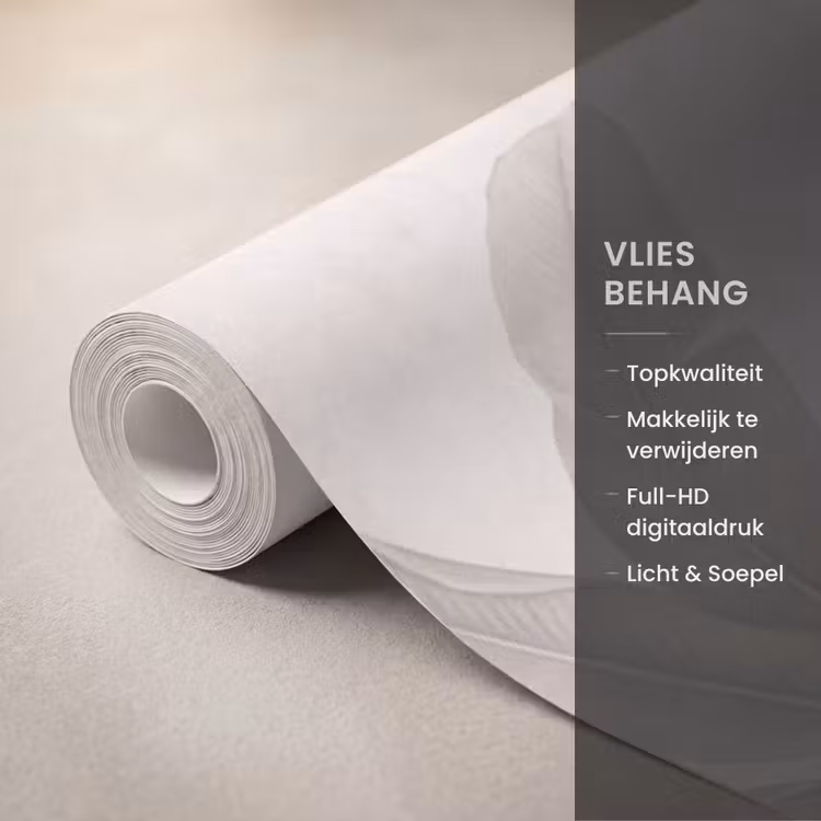 Jungle - Banenboom - Kolibrie - Beige Behang Vlies klein -USP_closeupNL