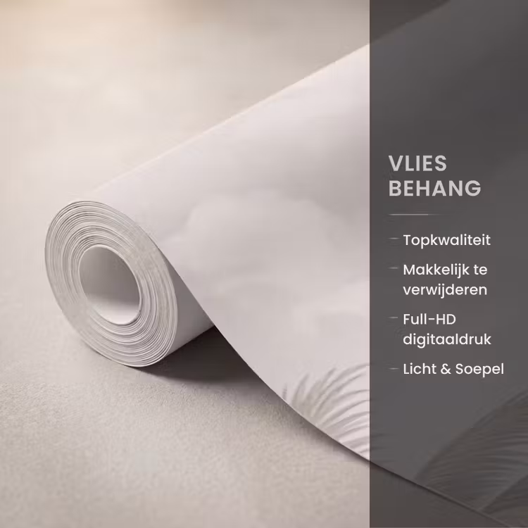 Jungle - Watervallen - Tropisch - Illustratie Behang Vlies klein -USP_closeupNL