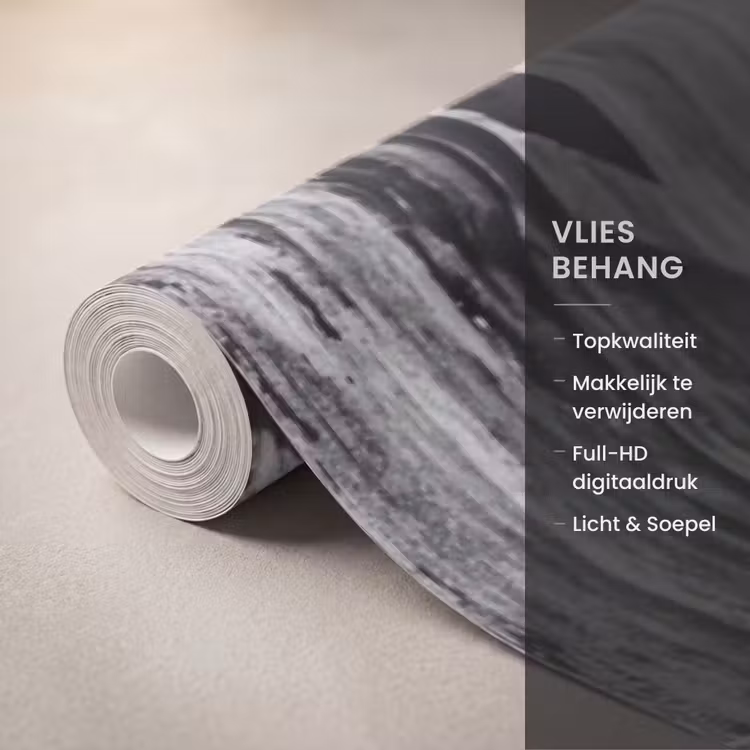 Kind - Vogel - Straat - Zwart-wit - Spelen Behang Vlies klein -USP_closeupNL