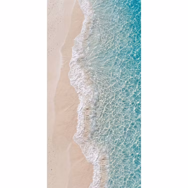 Kust - Zand - Blauw Behang Vlies klein -3d_website