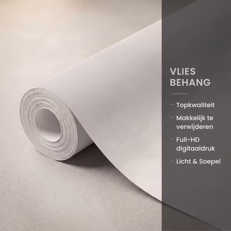 Landschap - Minimalistisch - Beige Behang Vlies klein -USP_closeupNL