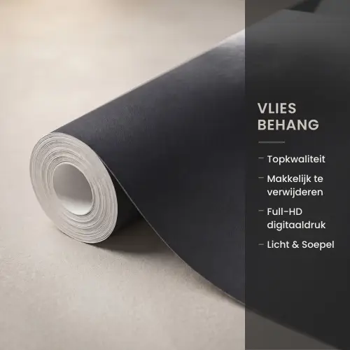 Lichaam - Vormen - Abstract - Zwart - Wit - Sensueel Behang Vlies klein -USP_closeupNL