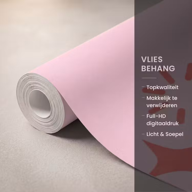 Lippen - Tong - Pop-art - Kleurrijk - Roze Behang Vlies klein -USP_closeupNL