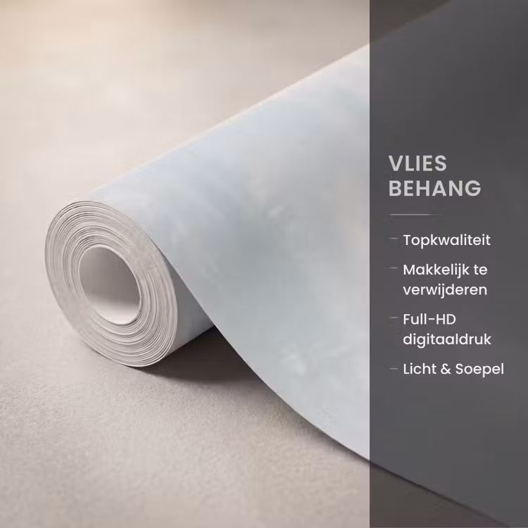 Madelief - Illustratie - Wit Behang Vlies klein -USP_closeupNL