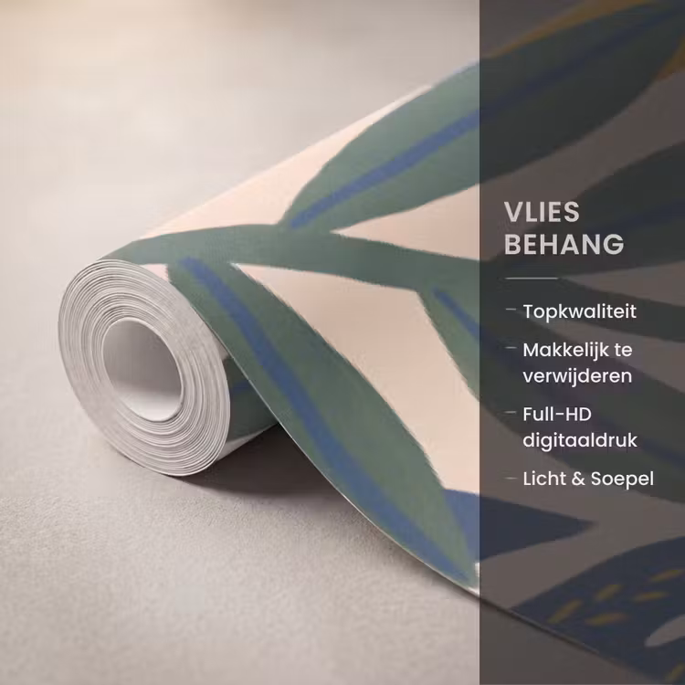 Mensen - Dienblad - Eten - Modern - Kleurrijk Behang Vlies klein -USP_closeupNL