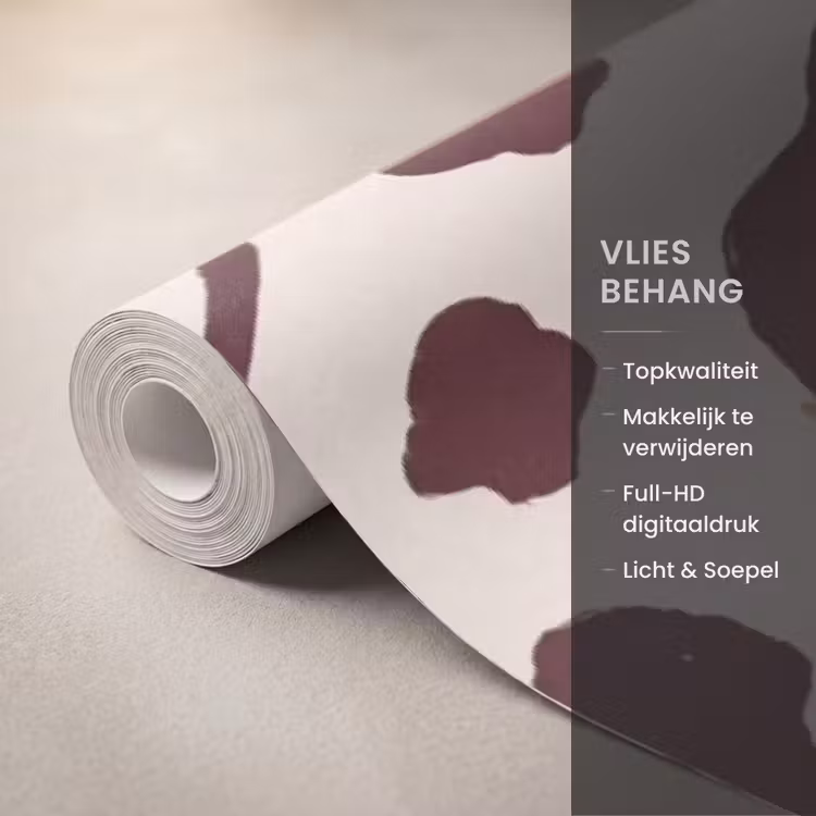 Mensen - Dieren - Cowboy - Abstract - Kleurrijk Behang Vlies klein -USP_closeupNL