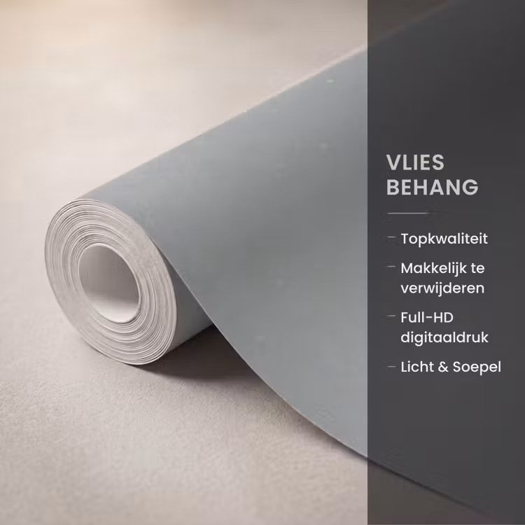 Minimalistisch - Silhouet - Oranje Behang Vlies klein -USP_closeupNL
