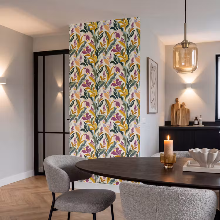 Modern - Abstract - Kleurrijk Behang Vlies klein 1076 -sfeer3