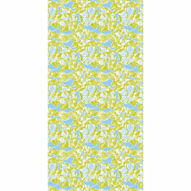 Modern - Bloemen - Groen Behang Vlies klein 1076 -3d_website