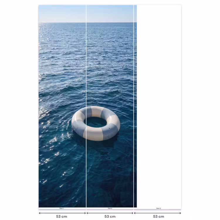 Oceaan - Zwemband - Horizon Behang Vlies klein -USP_banen
