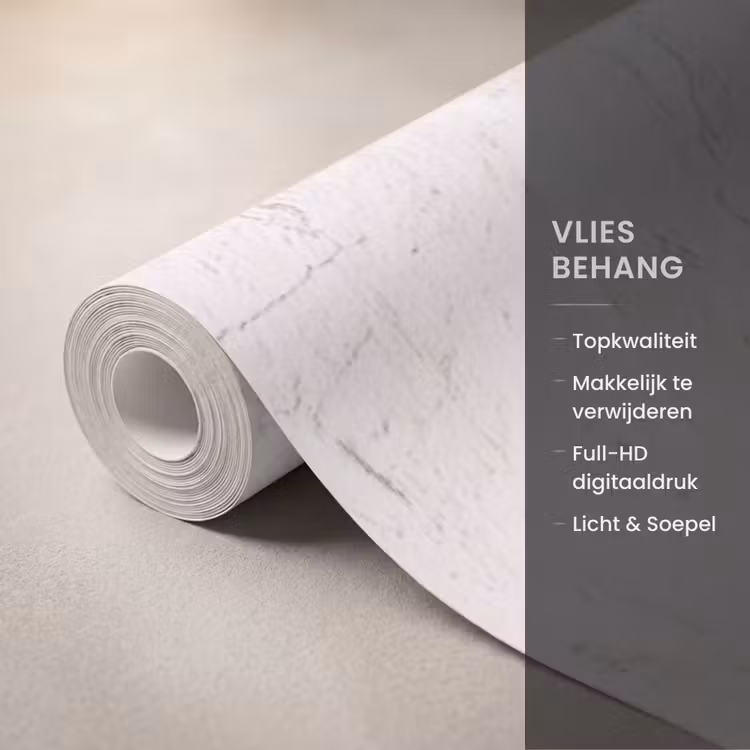Behang - Olijfboom - muur - wit - Olijfboom - muur - wit Behang Vlies klein