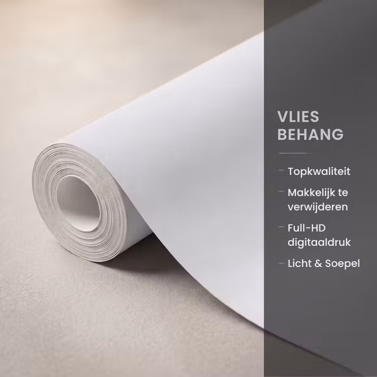 Paard - Auto - Zwart - Wit Behang Vlies klein -USP_closeupNL