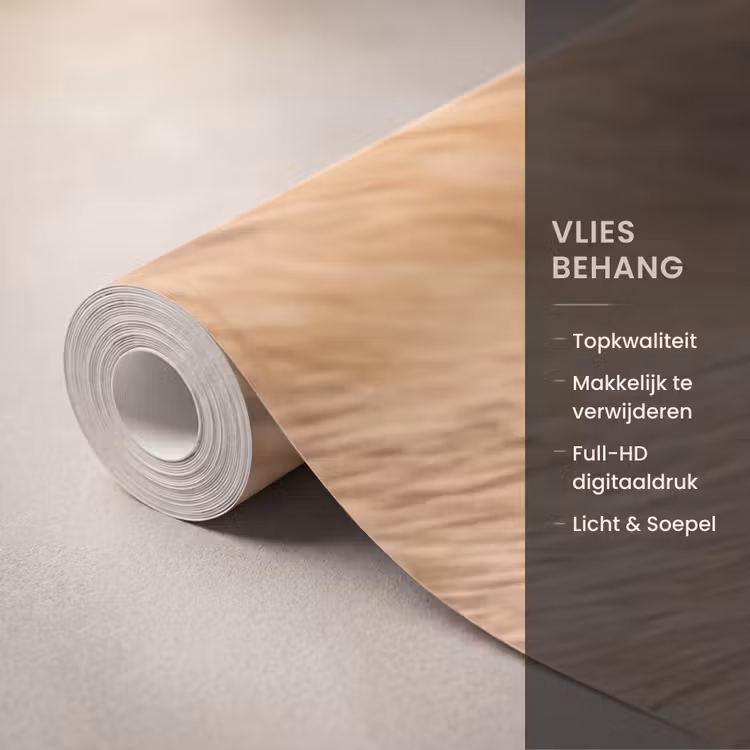 Pferd - Auge - Braun Behang Vlies klein -USP_closeupNL
