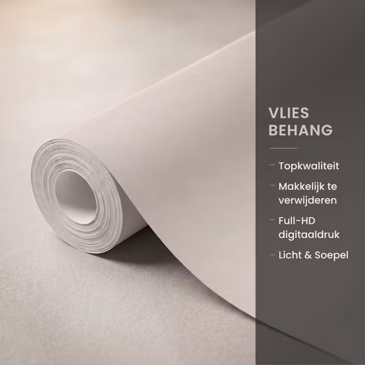 Paardenbloem - Minimalistisch - Wit Behang Vlies klein -USP_closeupNL