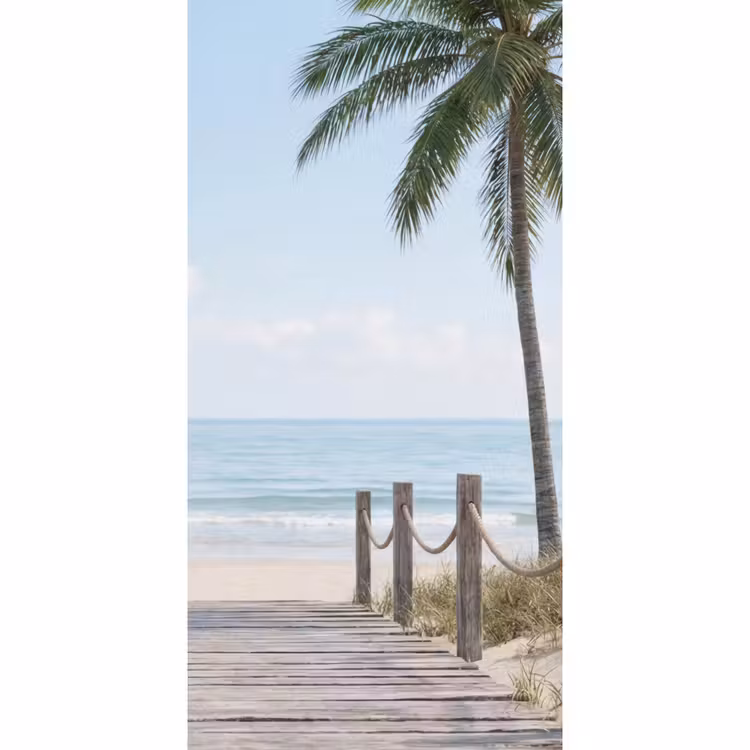Palmbomen - Pad - Horizon Behang Vlies klein -3d_website