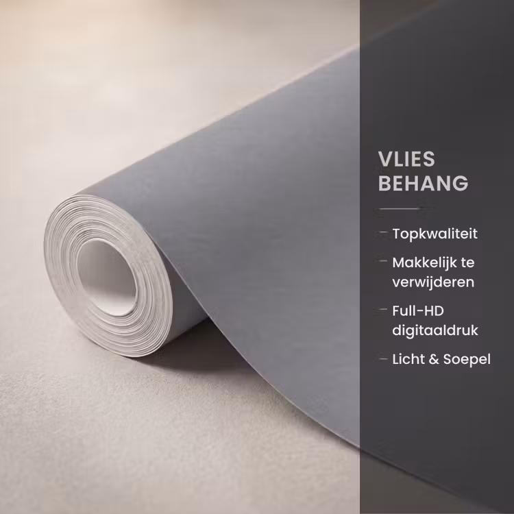 Pan - Vis - Zwart - Wit Behang Vlies klein -USP_closeupNL