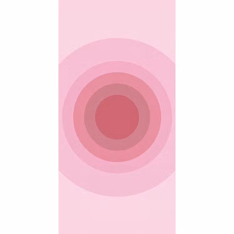 Patroon - Cirkels - Abstract - Roze - Modern Behang Vlies klein -3d_website