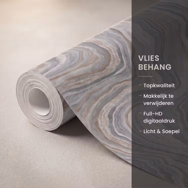 Patroon - Textuur - Grijs Behang Vlies klein 1076 -USP_closeupNL