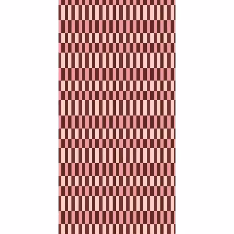 Roze - Rood - Blokjes Behang Vlies klein 1076 -3d_website