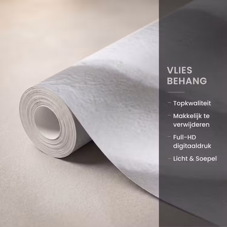 Schelp - Spiraal - Wit Behang Vlies klein -USP_closeupNL