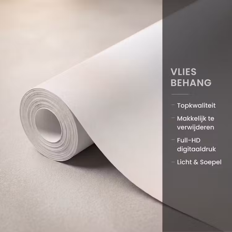 Schermbloem - Droogbloem - Winter - Beige - Minimalistisch Behang Vlies klein -USP_closeupNL