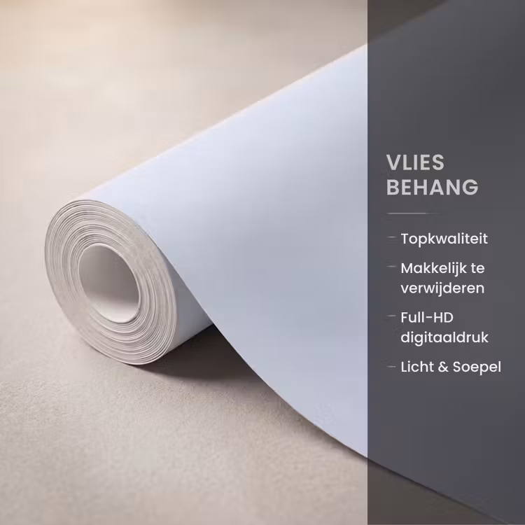 Schermbloem - Rijp - Kristallen - Winter - Delicaat Behang Vlies klein -USP_closeupNL