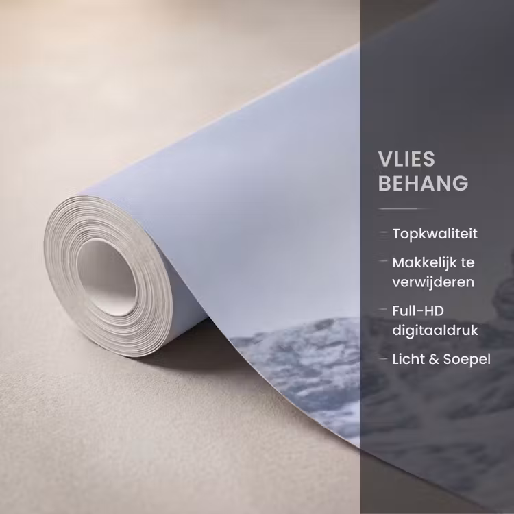 Schotse hooglander - Bruin - Water Behang Vlies klein -USP_closeupNL