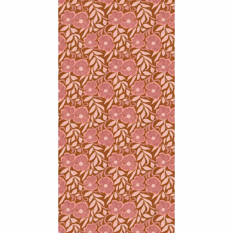 Sfeer - Bloemen - Roze Behang Vlies klein 1076 -3d_website