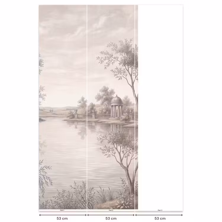 Terras - Water - Natuur - Landschap Behang Vlies klein -USP_banen