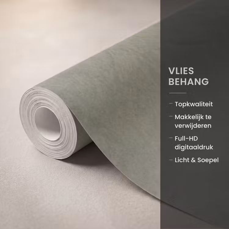 Textuur - Betonlook - Achtergrond - Modern - Groen Behang Vlies klein -USP_closeupNL